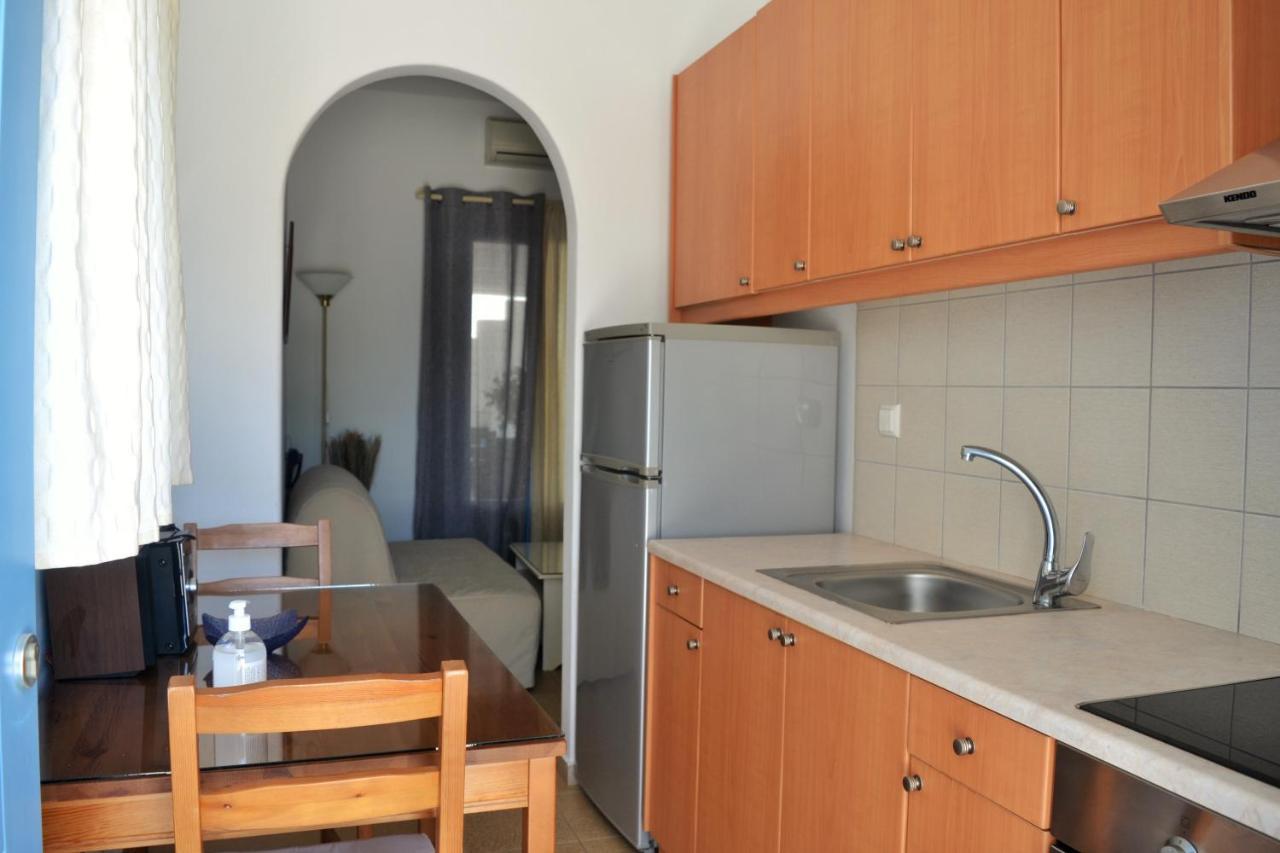 Mer Bleu Apartments Ambelas Bagian luar foto