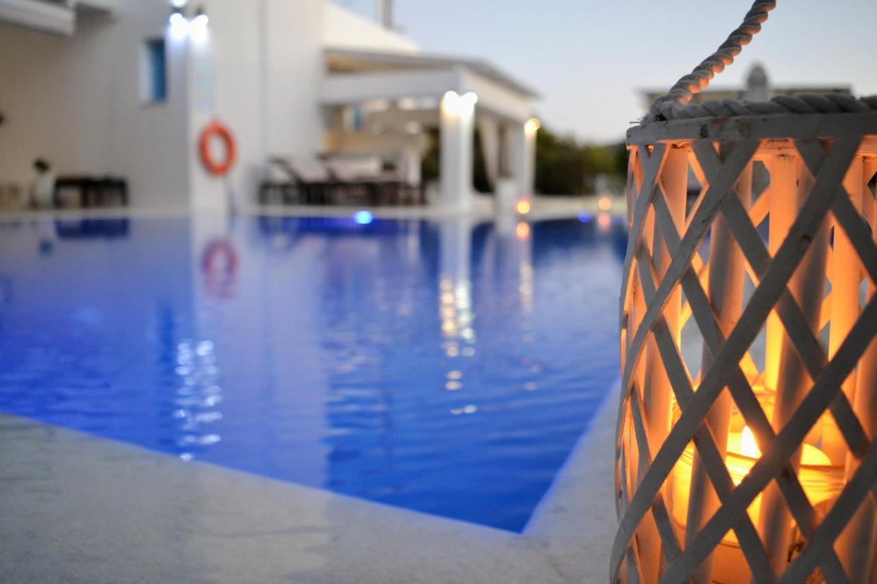 Mer Bleu Apartments Ambelas Bagian luar foto