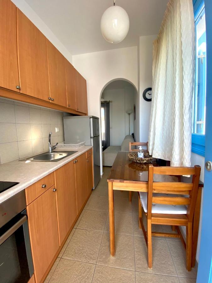 Mer Bleu Apartments Ambelas Bagian luar foto