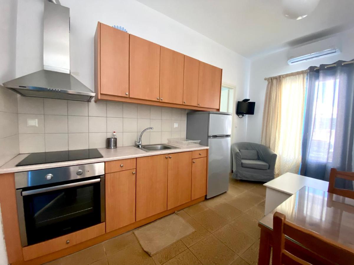 Mer Bleu Apartments Ambelas Bagian luar foto