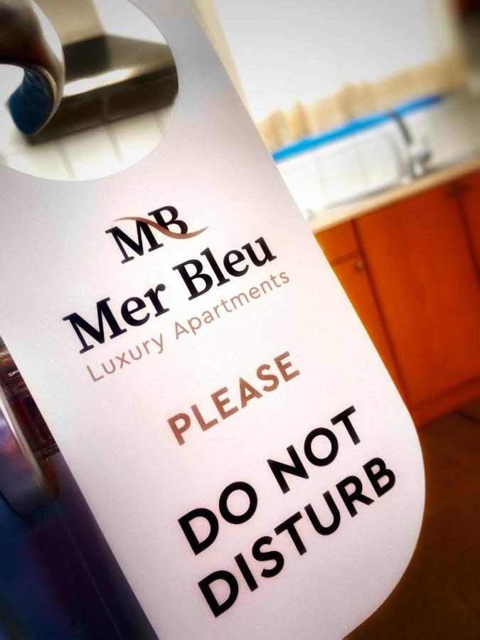 Mer Bleu Apartments Ambelas Bagian luar foto
