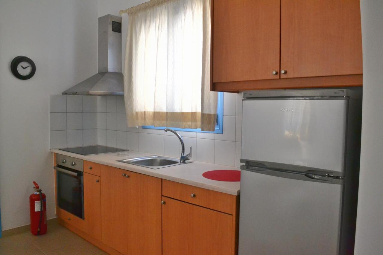 Mer Bleu Apartments Ambelas Bagian luar foto