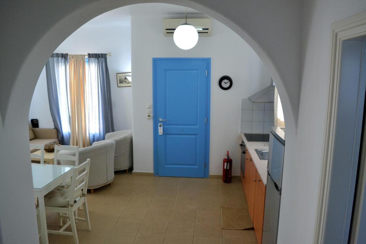 Mer Bleu Apartments Ambelas Bagian luar foto