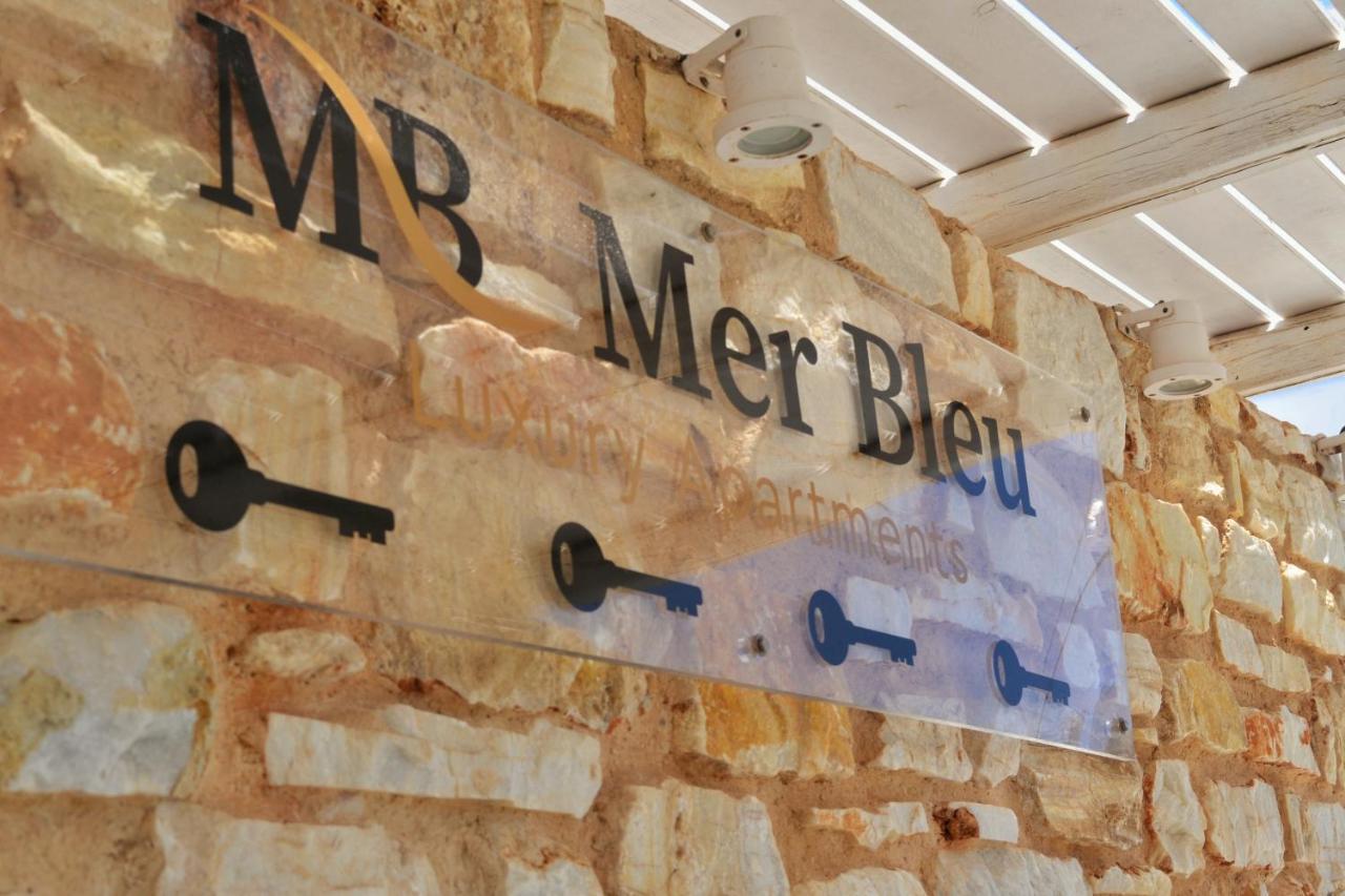 Mer Bleu Apartments Ambelas Bagian luar foto